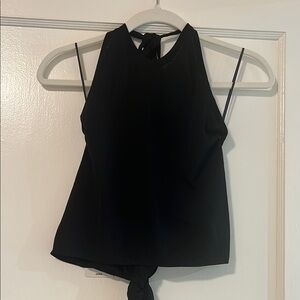 Black Halter Top